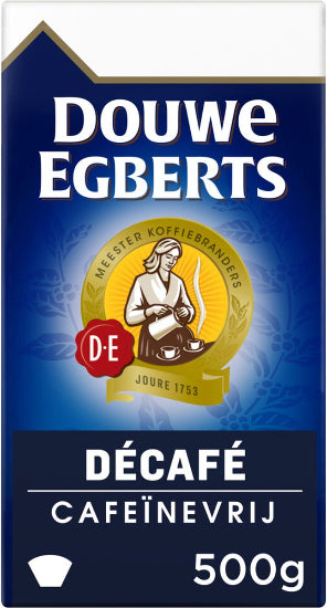 Douwe Egberts Decafe Koffie Snelfilter Maling 500 gr